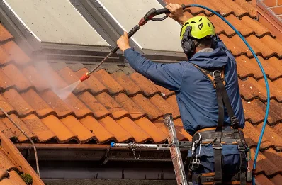 Démoussage et hydrofuge de toiture à Chomette